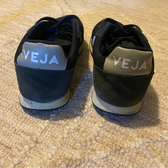 Veja Rio Branco Sneakers Black White Oxford Grey US Size 11 - Picture 8 of 8